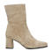 Babouche Fieke-2 suède enkellaarzen beige