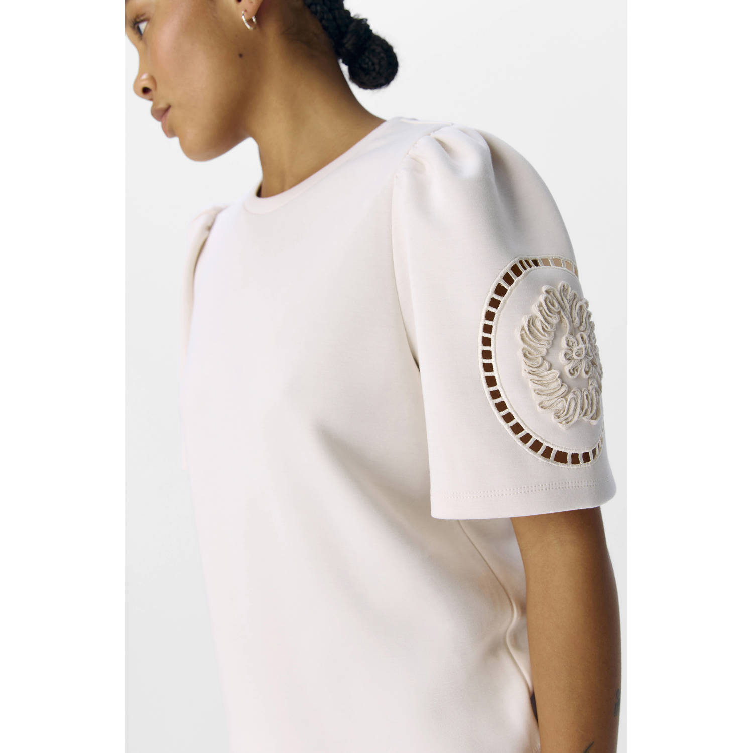 OBJECT top zand broderie