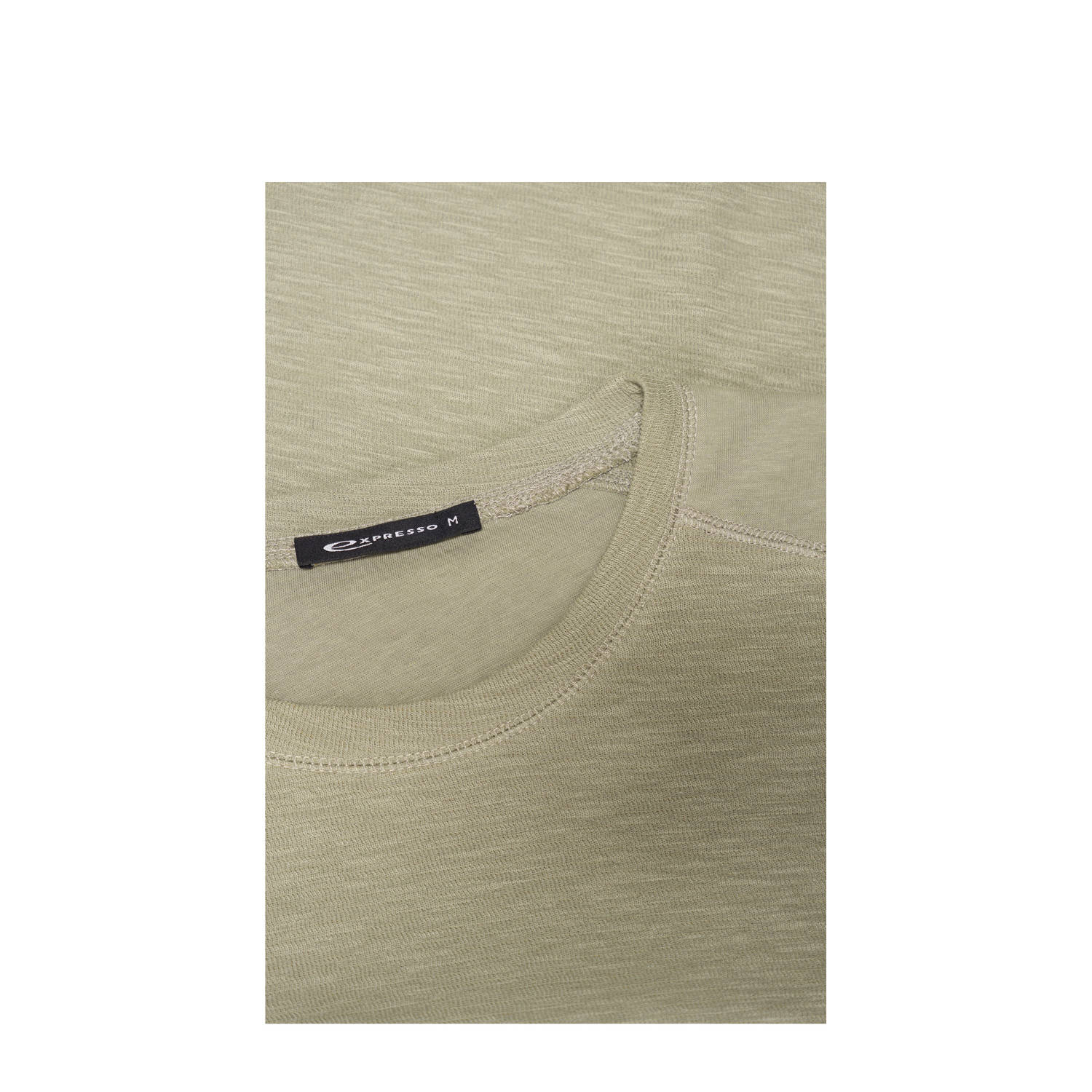 Expresso top lichtgroen gebreid