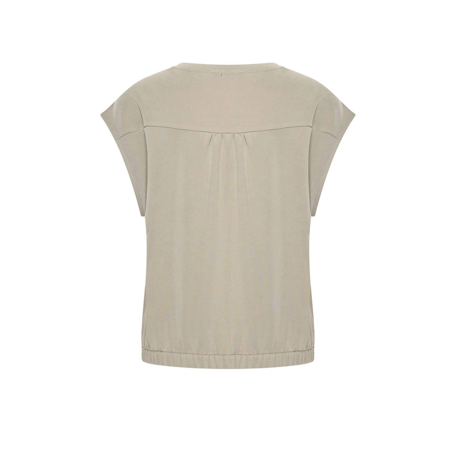 Expresso top lichtgroen gebreid