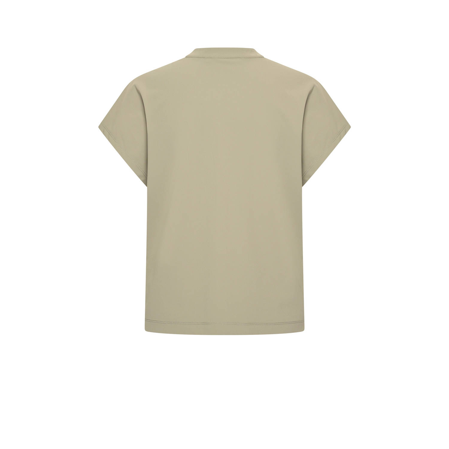 Expresso top van travelstof lichtkaki
