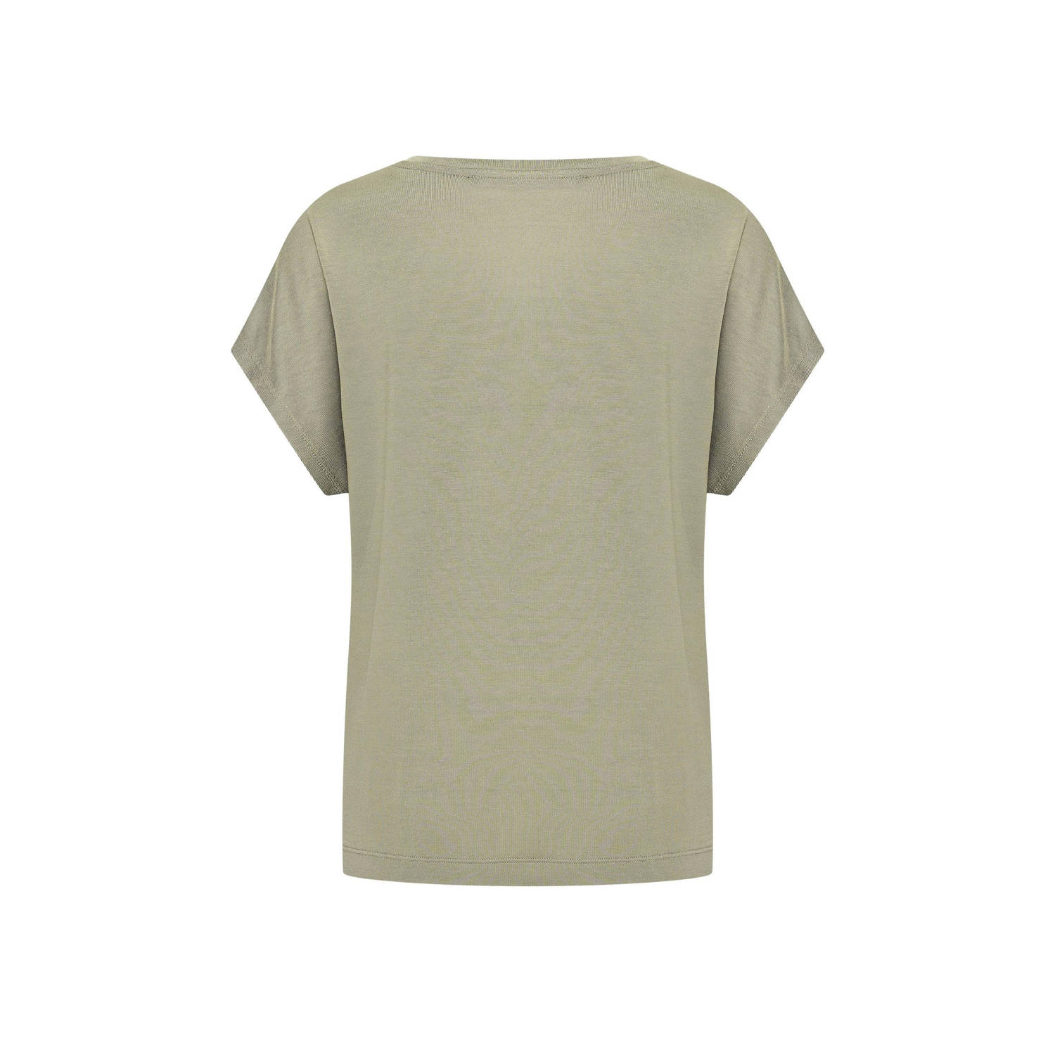 Expresso top lichtgroen gebreid
