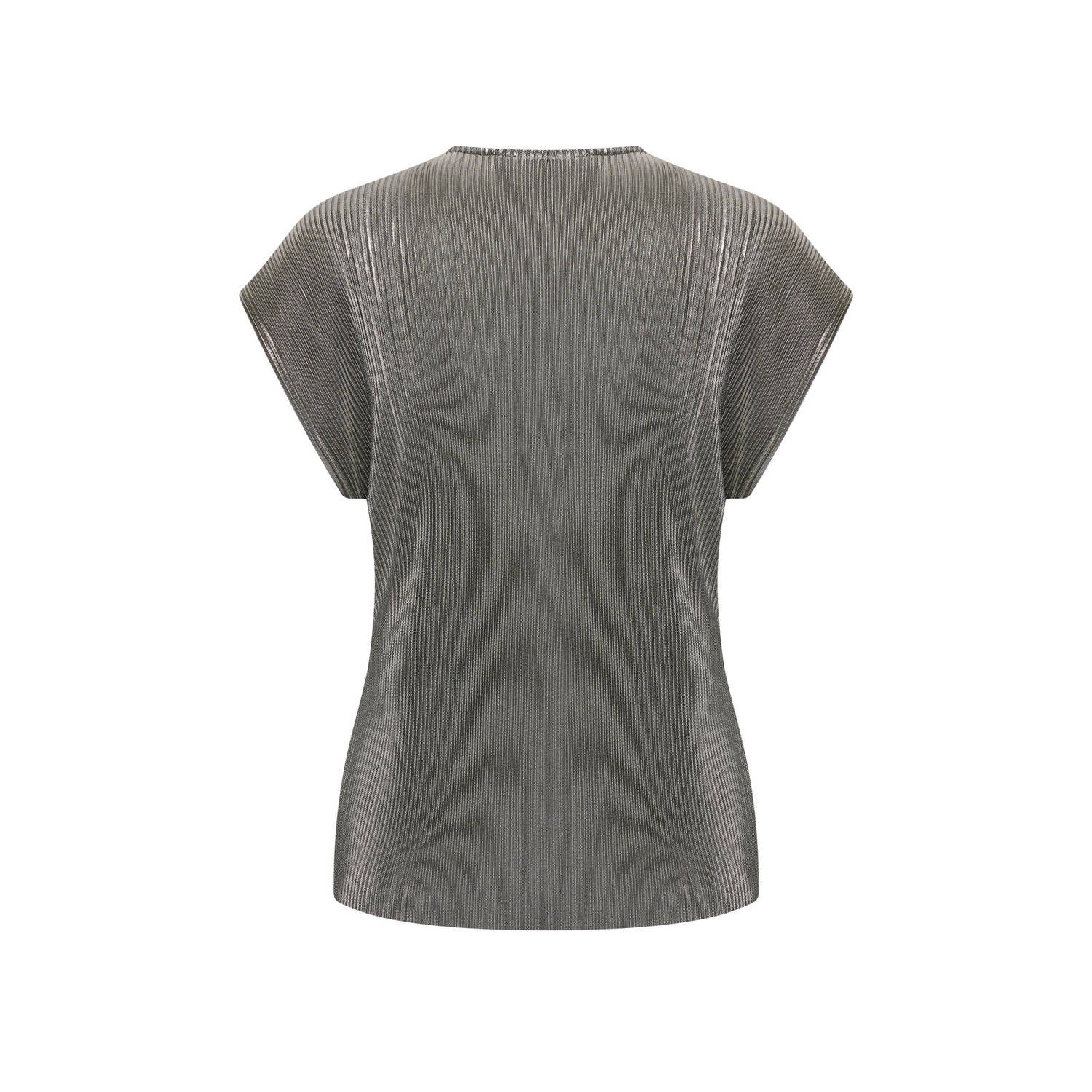Expresso top lichtgroen met lurex