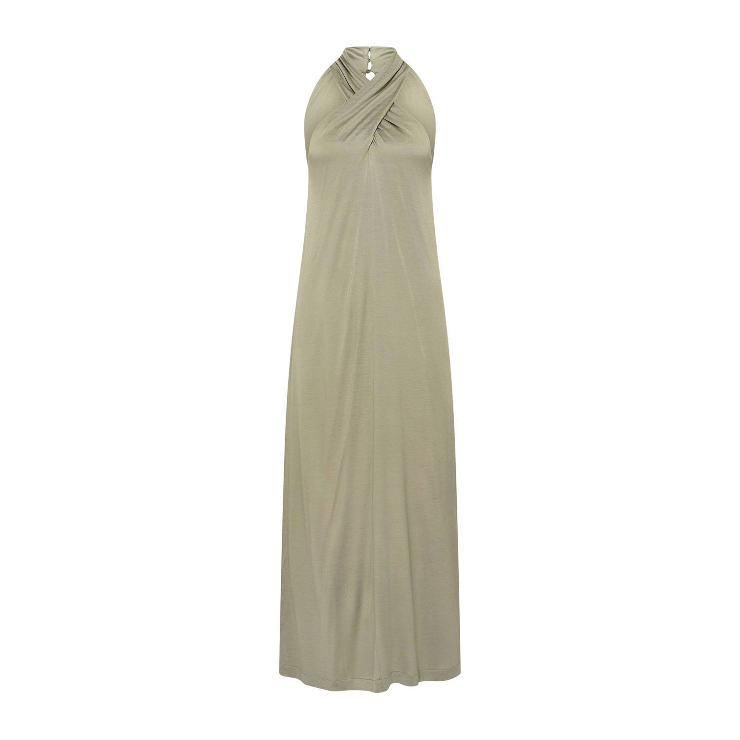 Expresso jersey jurk lichtgroen