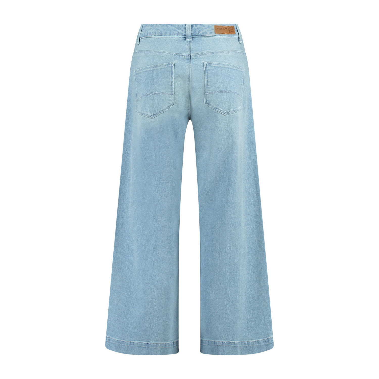 Expresso high waist cropped jeans light blue denim