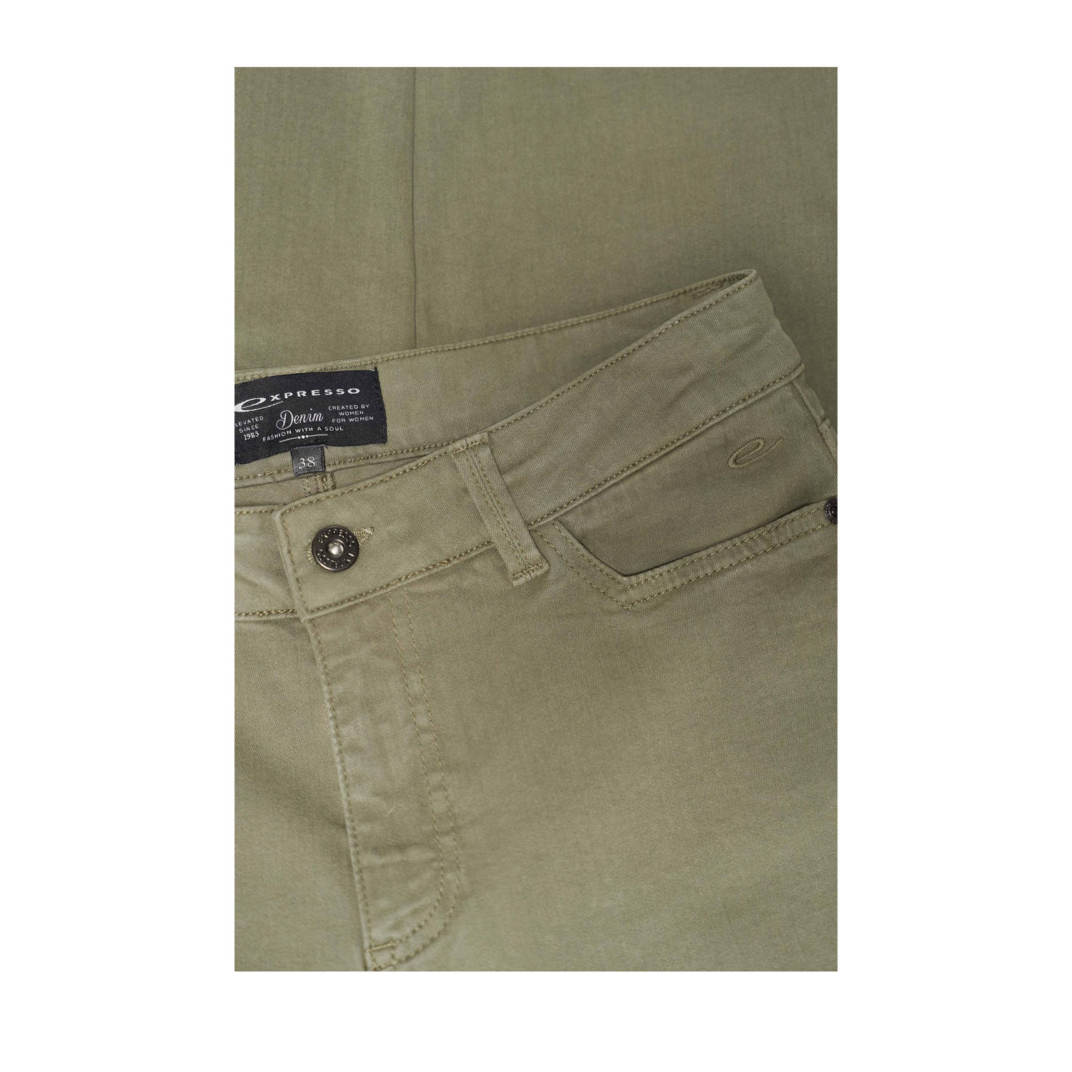 Expresso slim fit jeans kaki