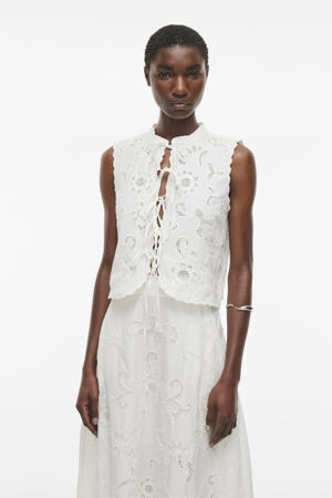 top wit broderie