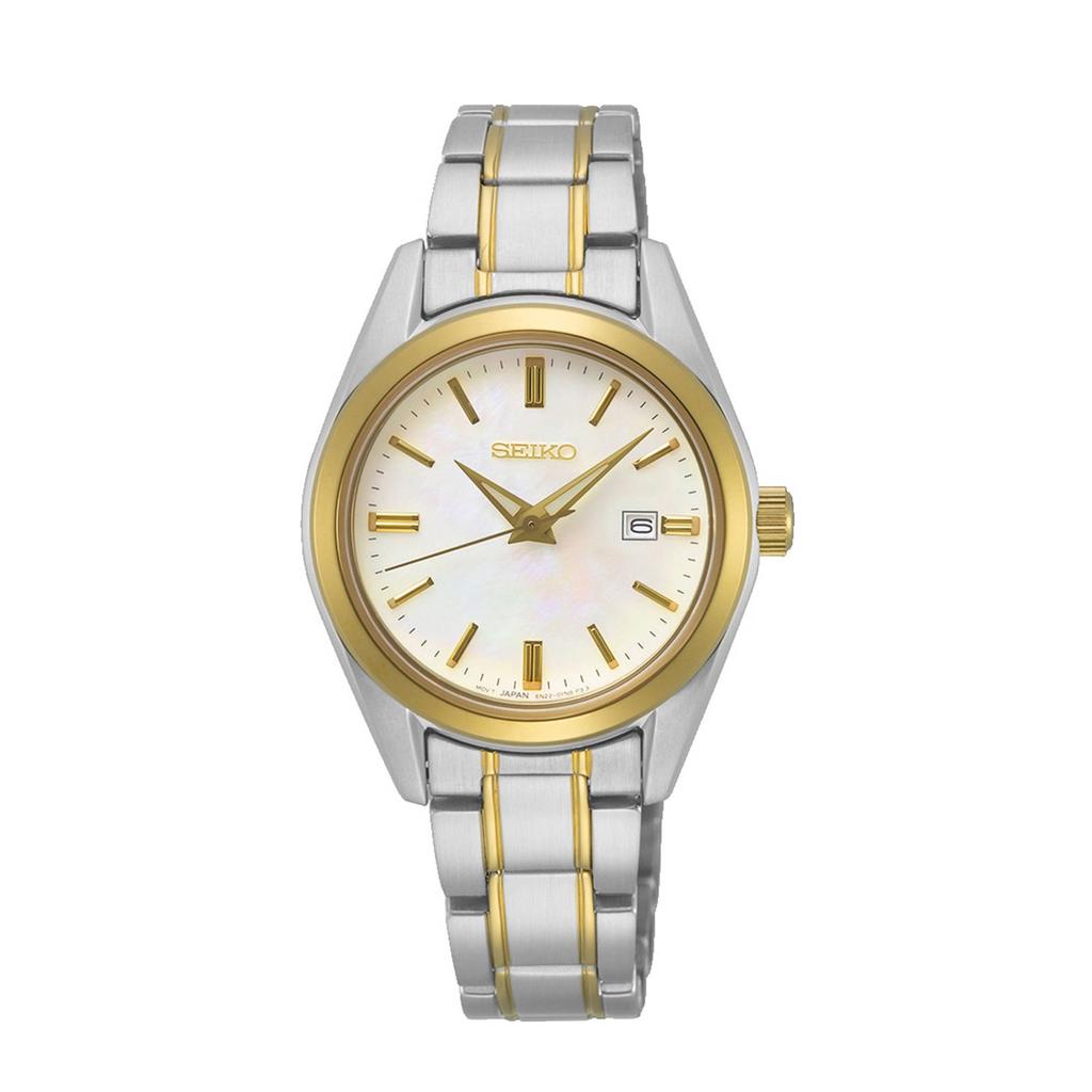 Seiko horloge SUR636P1 zilverkleurig
