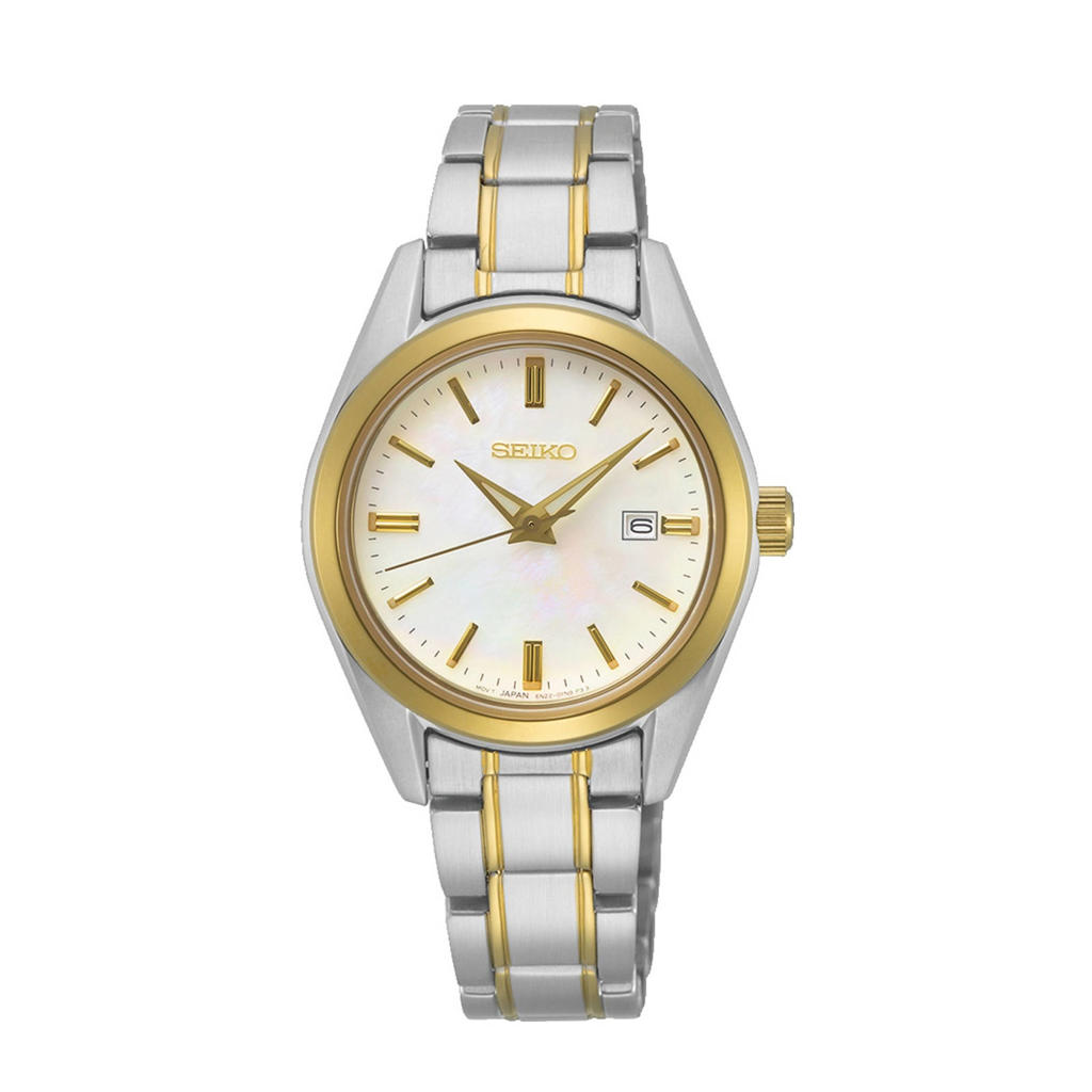 Seiko horloge SUR636P1 zilverkleurig