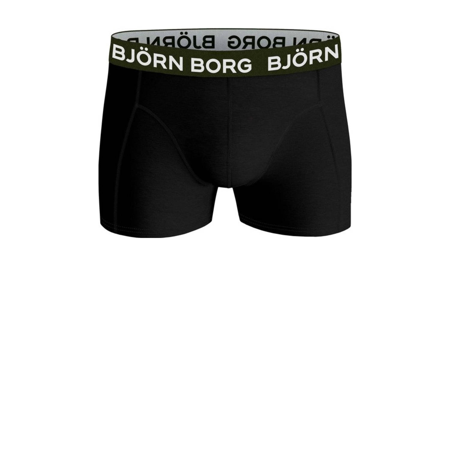 Björn Borg boxershort set van 5 groen zwart