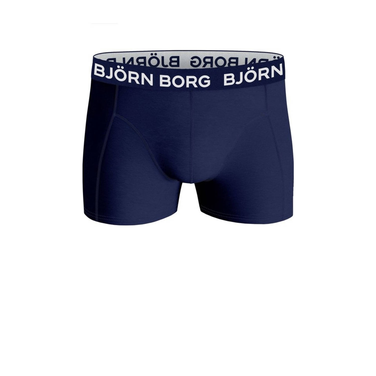 Björn Borg boxershort set van 7 donkerblauw grijs lichtblauw