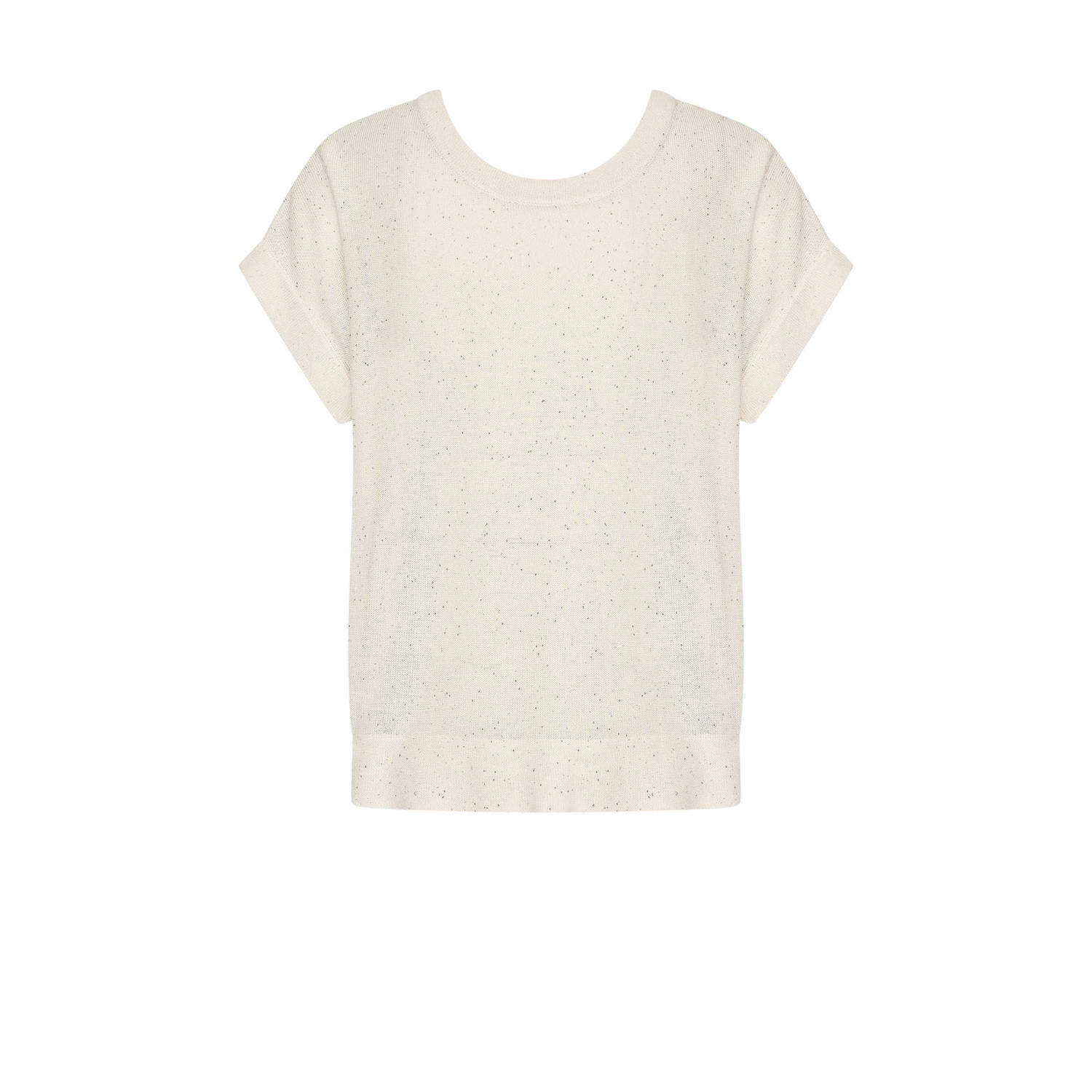 Claudia Sträter top ecru met lurex