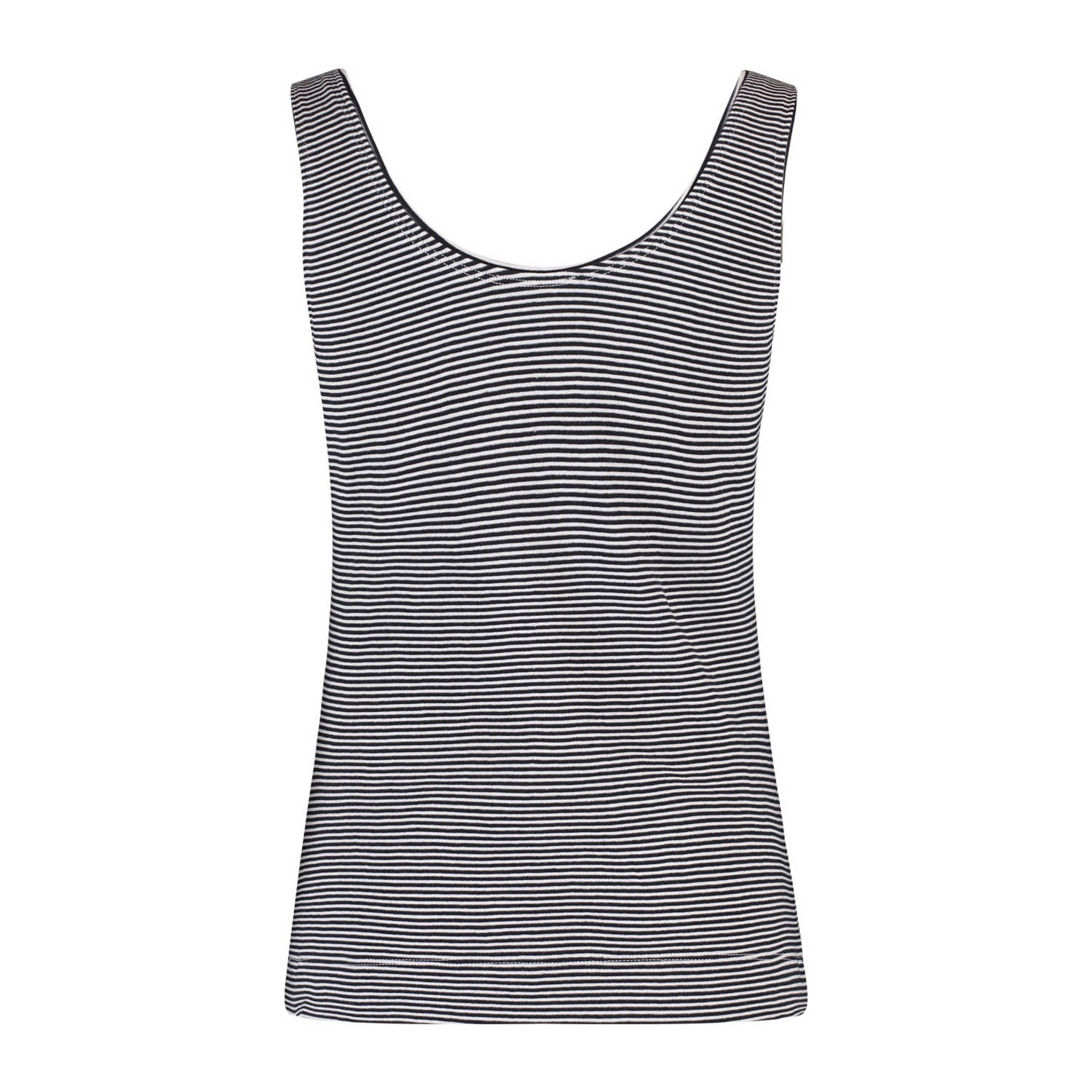 Claudia Sträter jersey mouwloze top zwart