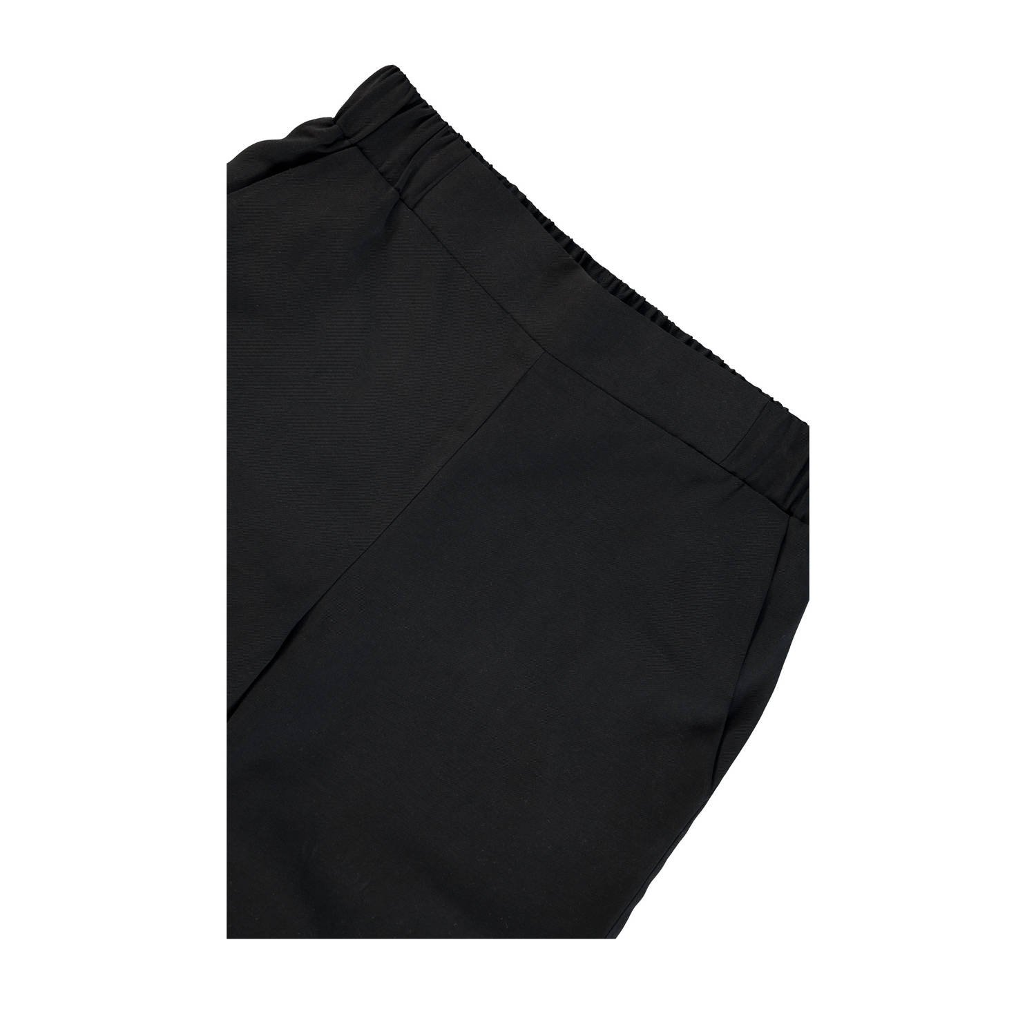 Claudia Sträter slim high waist casual short zwart
