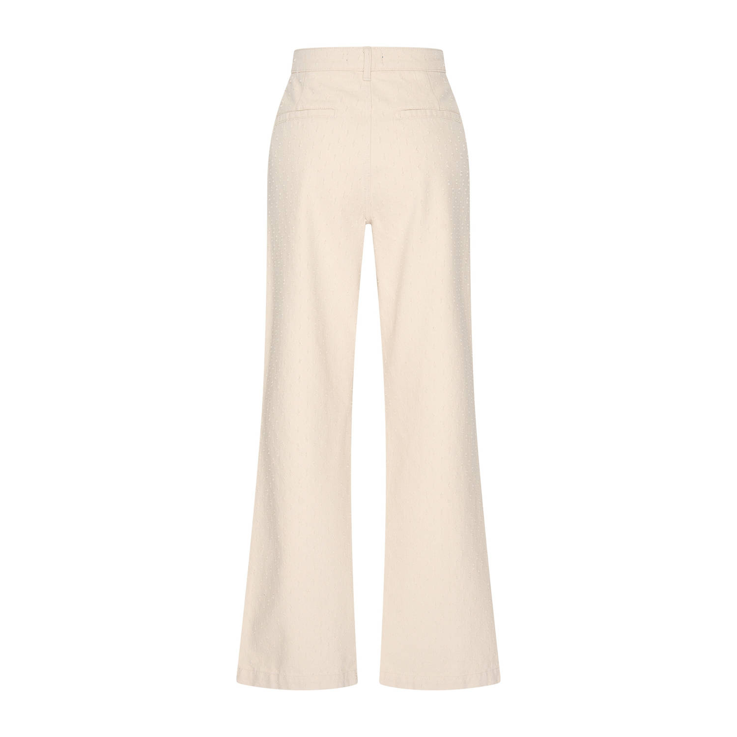 Claudia Sträter high waist wide leg jeans ecru