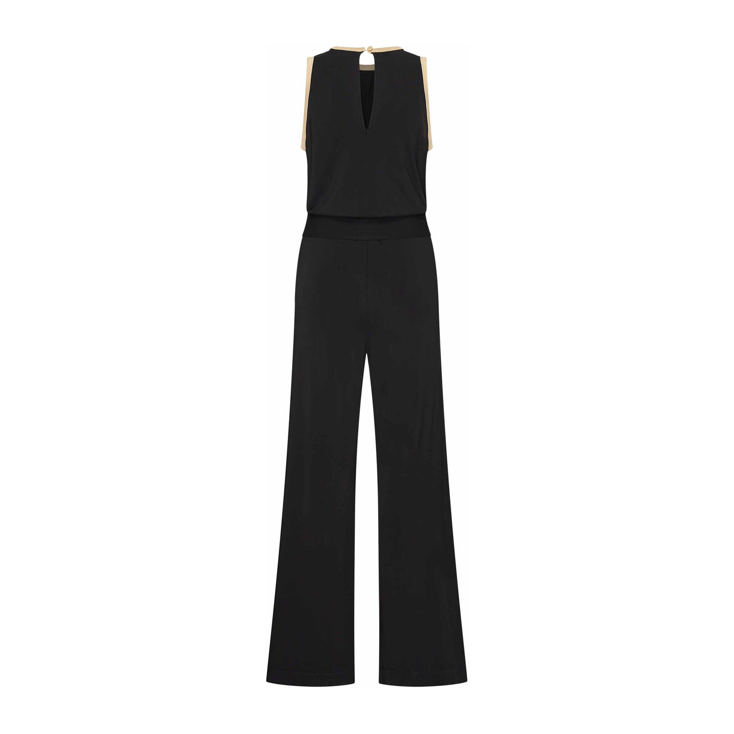 Claudia Sträter flared jumpsuit zwart