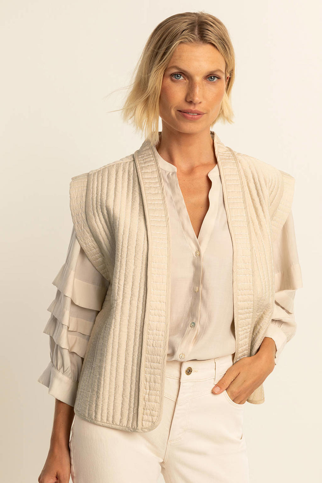 Expresso gilet beige
