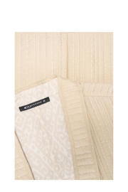 thumbnail: Beige dames Expresso gilet van viscose met effen en opstaande kraag