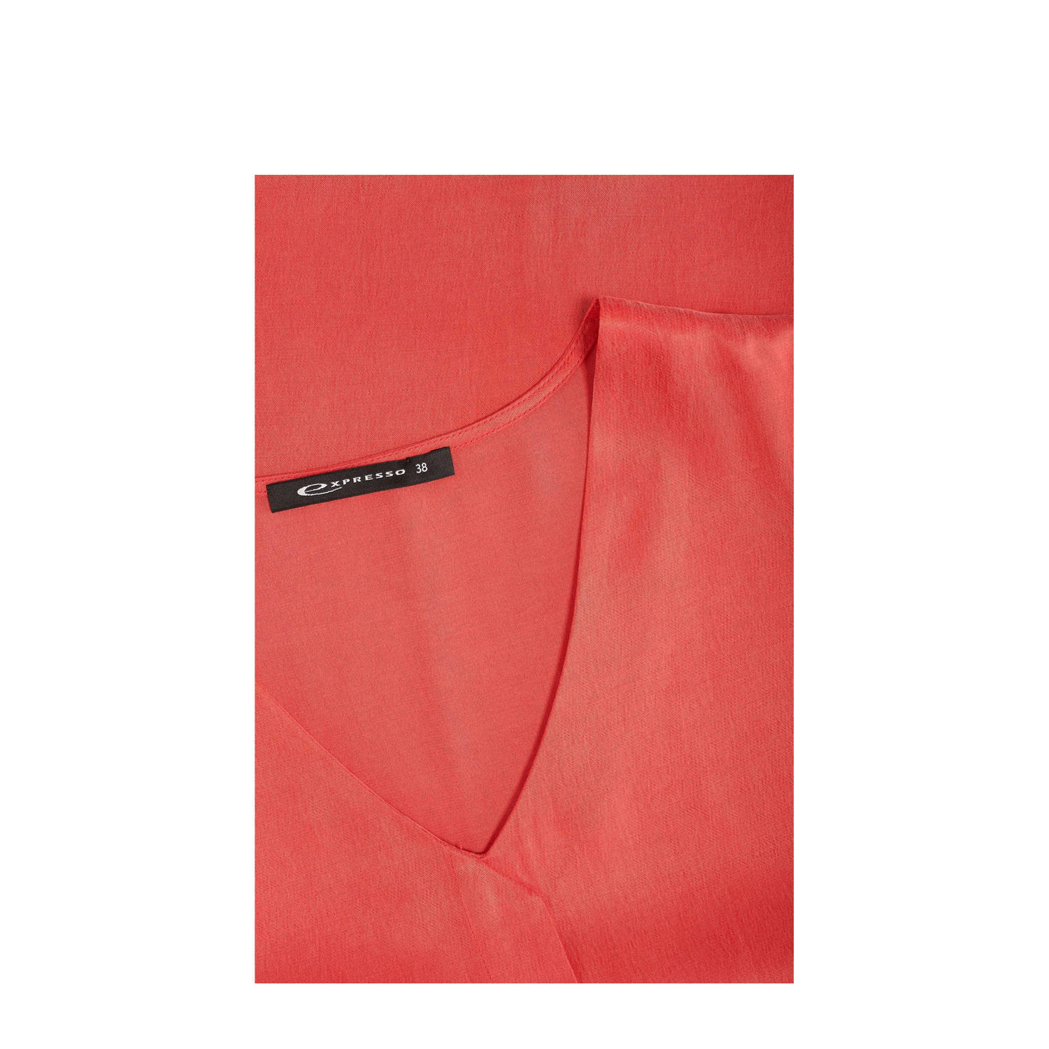 Expresso top koraalrood