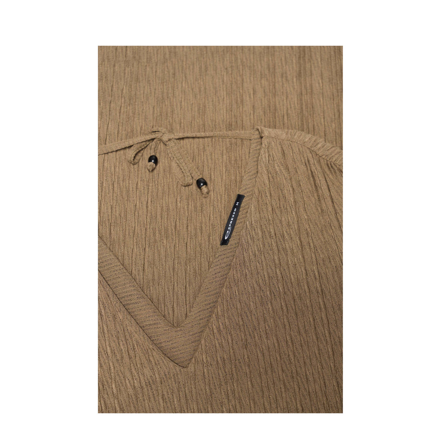 Expresso midi jurk bruin