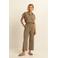 Expresso broek travelstof lichtbruin