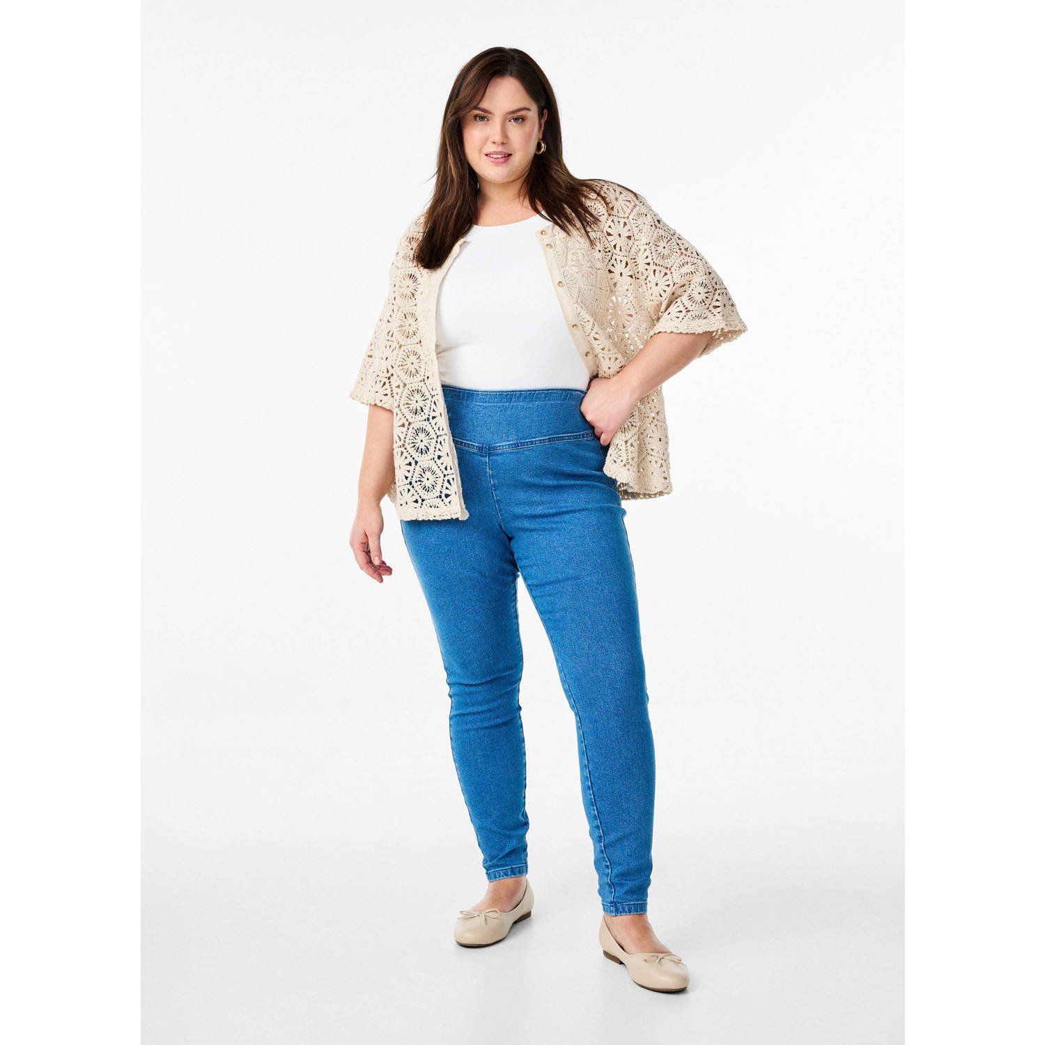 Zizzi tregging JALMA blauw