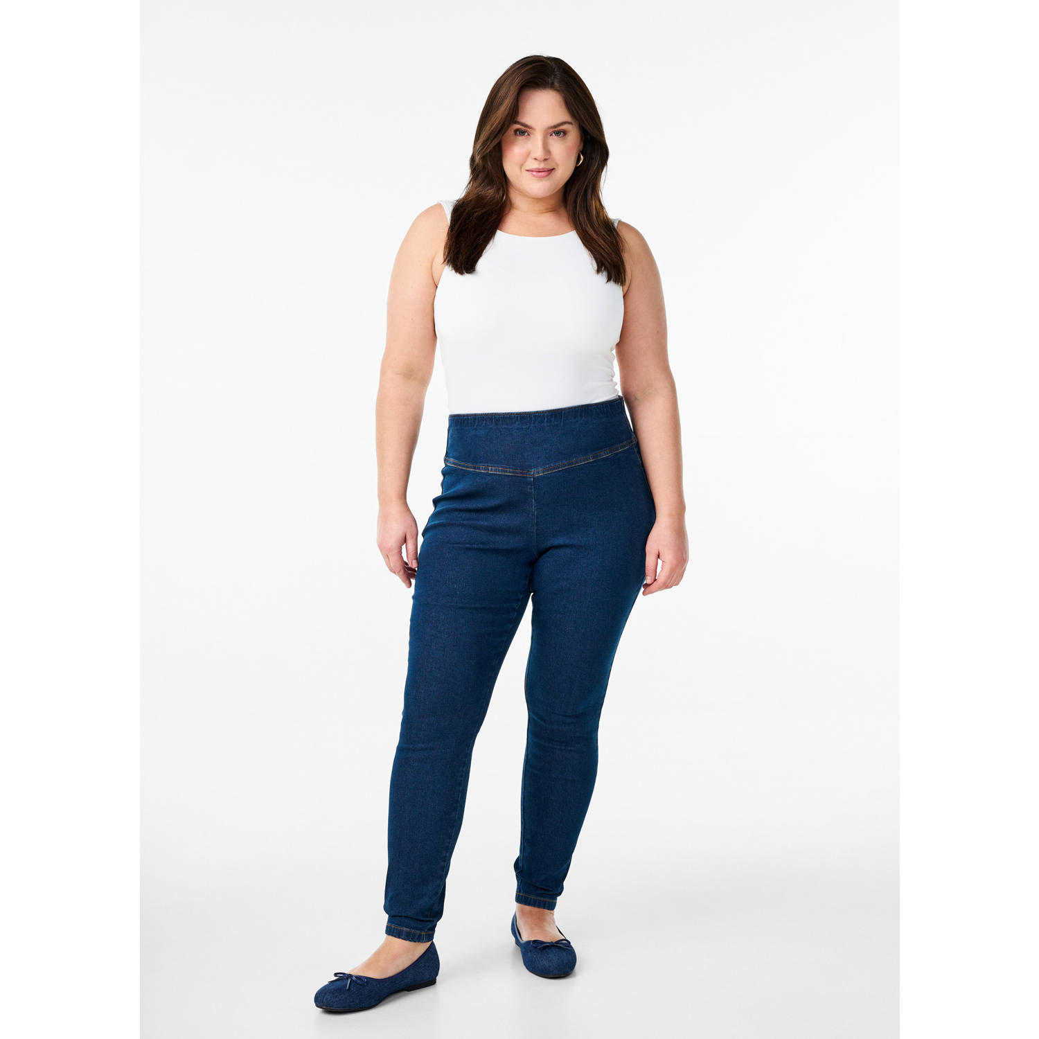 Zizzi tregging JALMA donkerblauw
