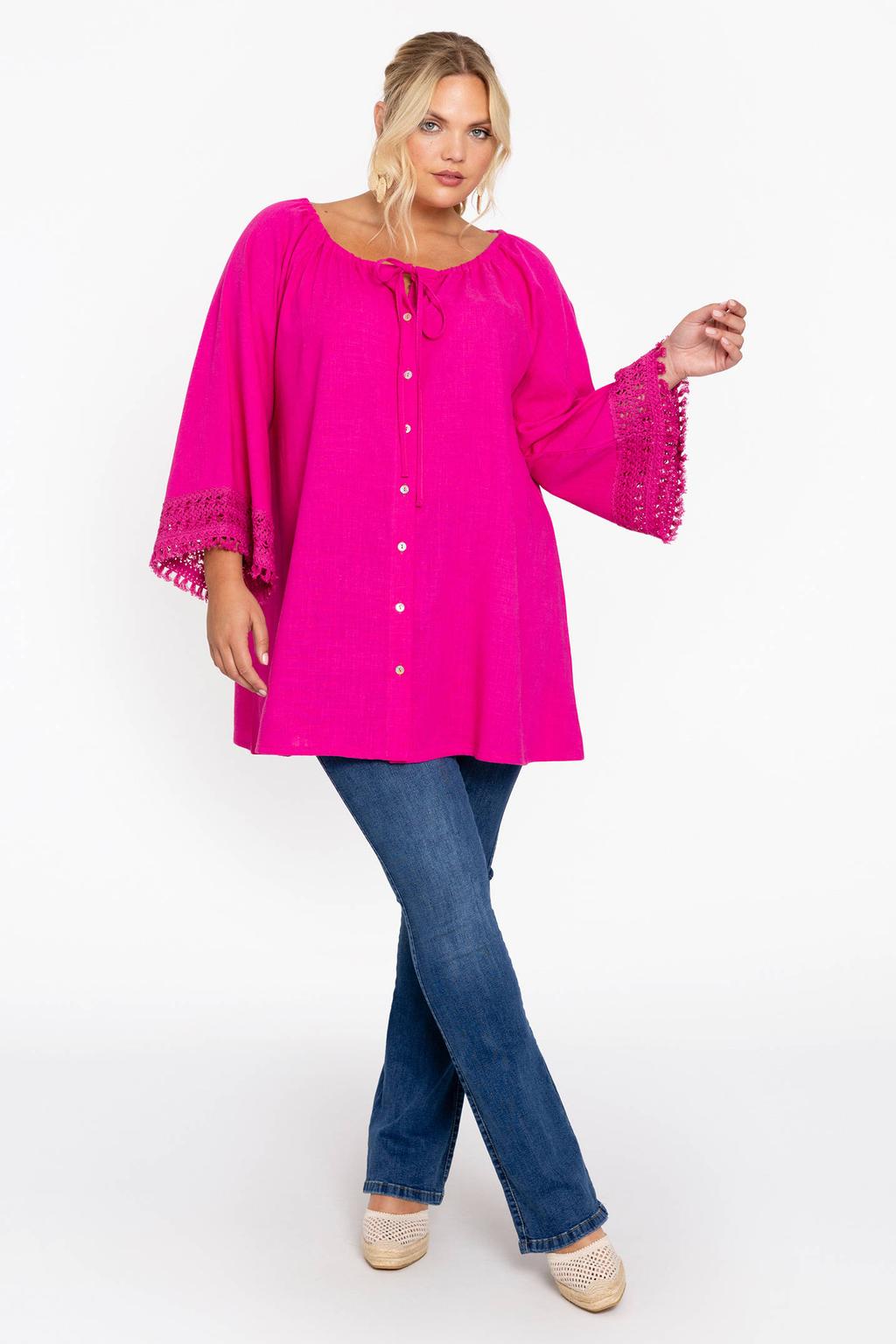 YOEK tuniekblouse roze