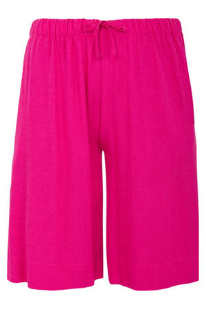 straight high waist bermuda short roze