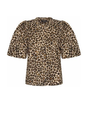 blouse bruin