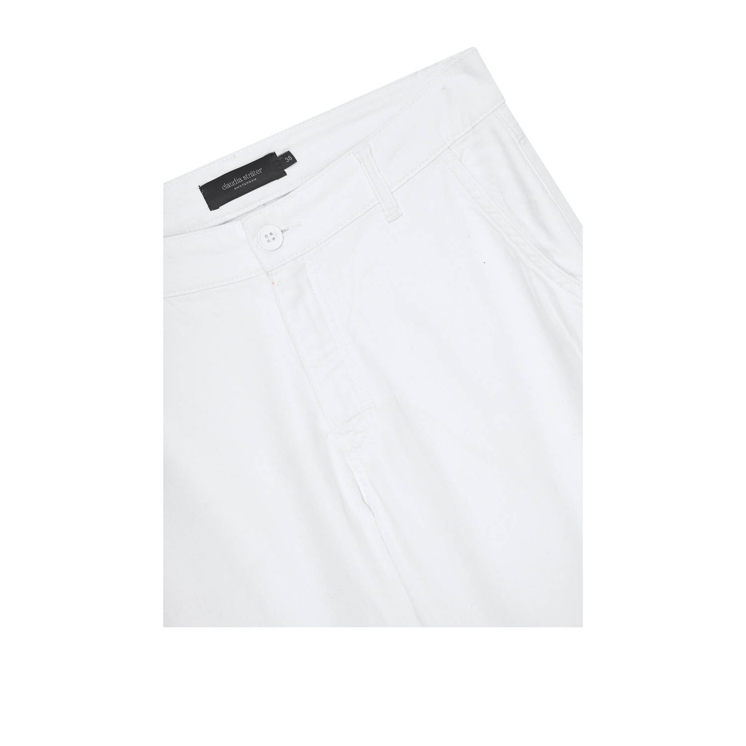 Claudia Sträter wide leg jeans wit