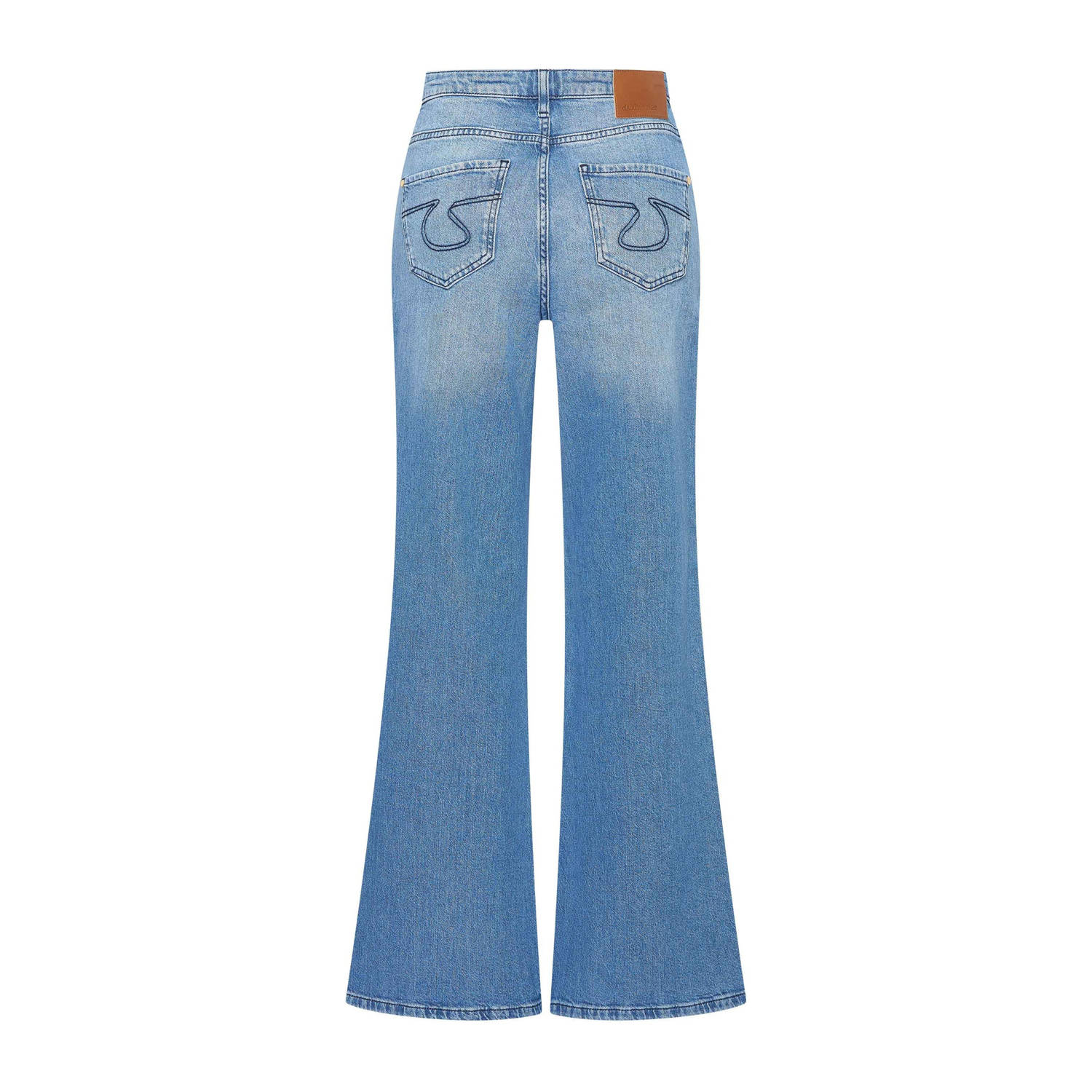 Claudia Sträter wide leg jeans medium blue denim