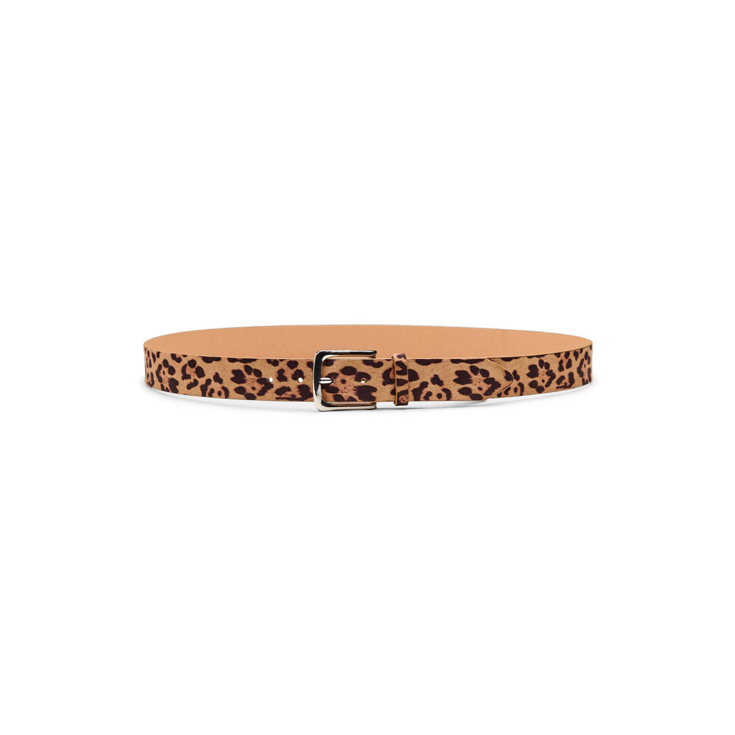Zizzi riem met panterprint bruin
