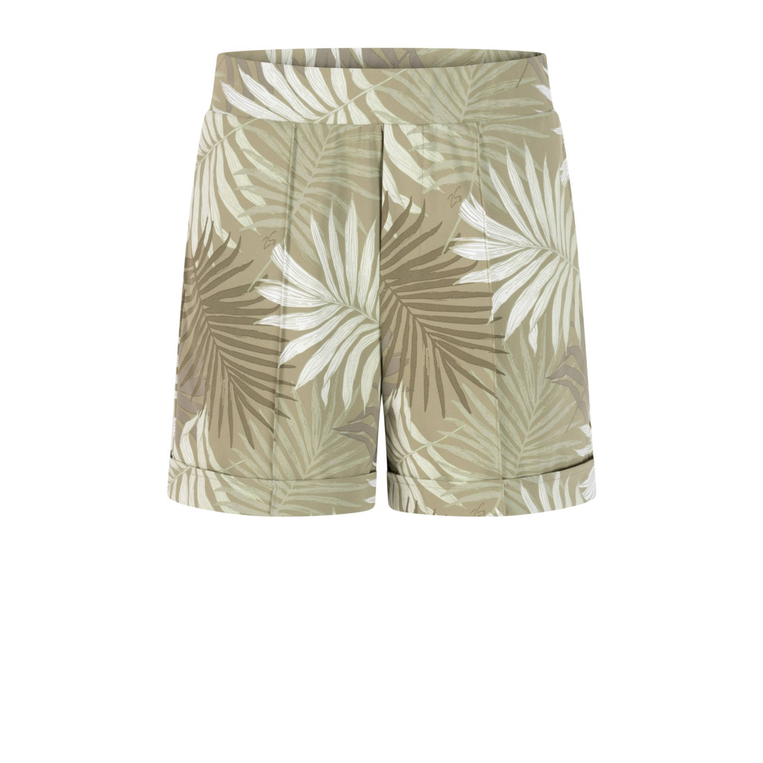 Zoso straight regular waist casual short groen