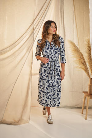 blousejurk donkerblauw