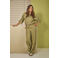 Zoso straight regular waist casual broek kaki