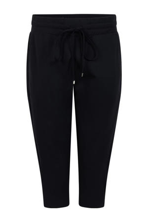 slim regular waist bermuda short zwart