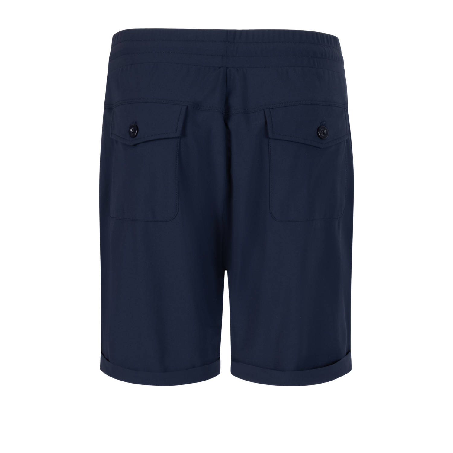 Zoso slim regular waist casual short donkerblauw