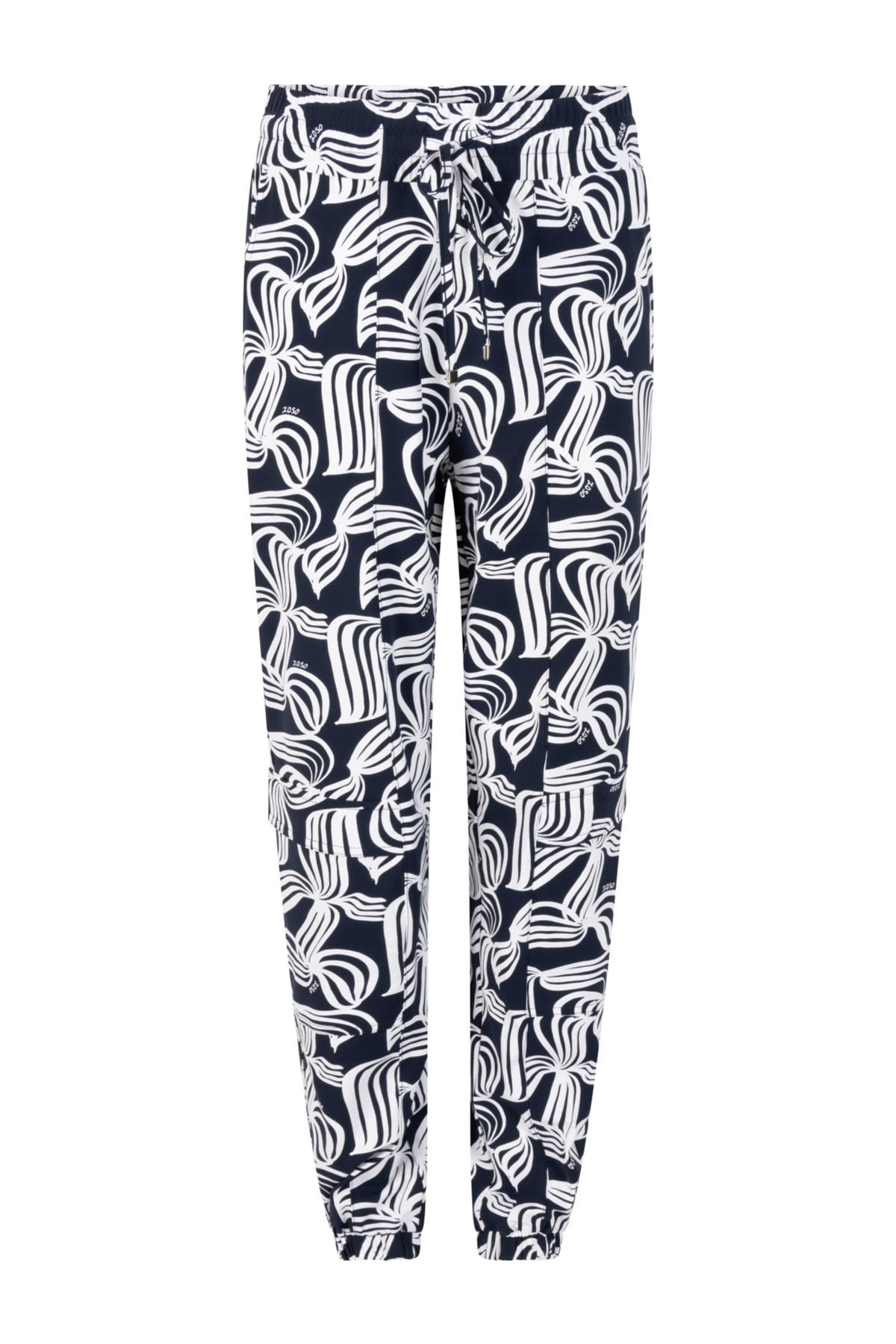 Zoso straight regular waist casual broek donkerblauw wehkamp