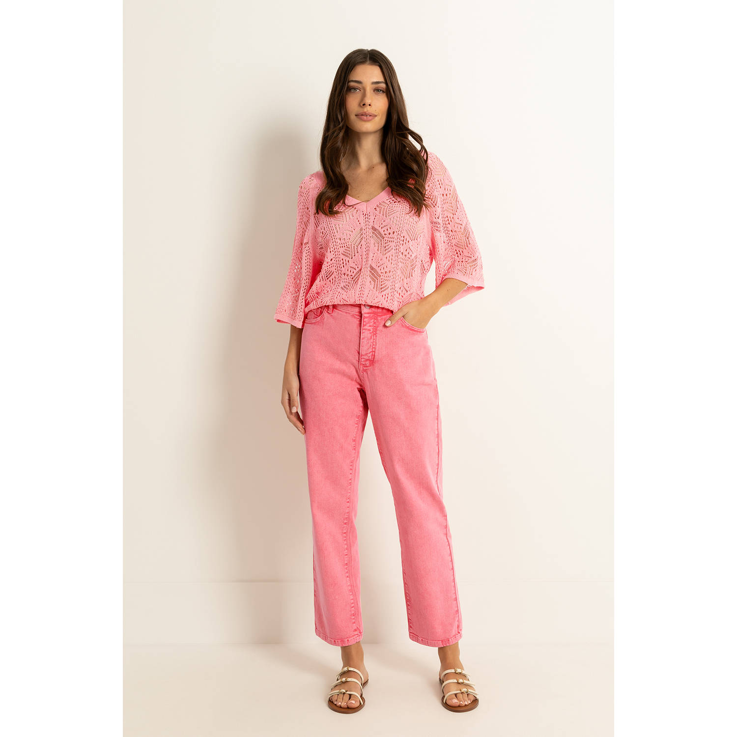 Claudia Sträter high waist roze