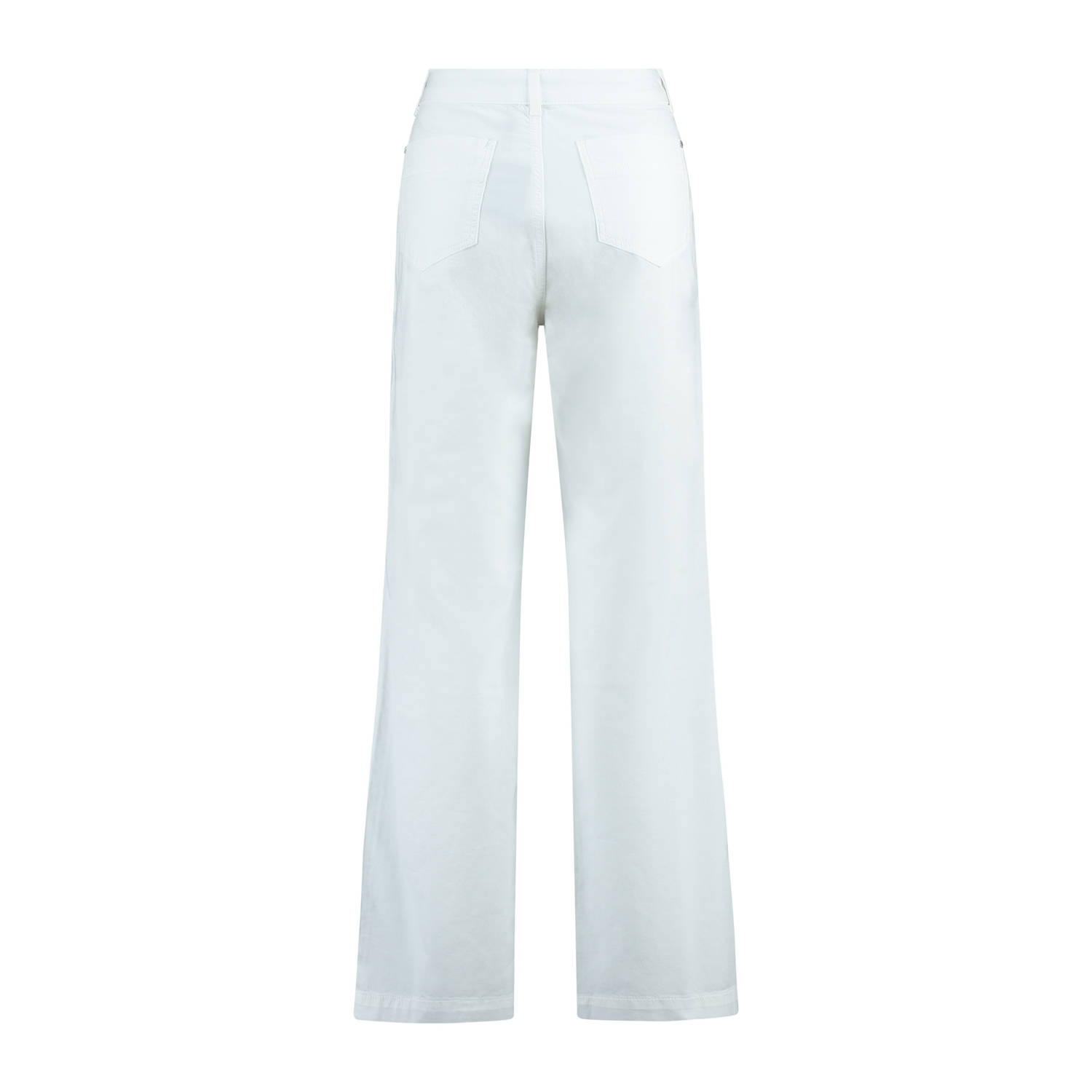 Claudia Sträter high waist wide leg jeans wit