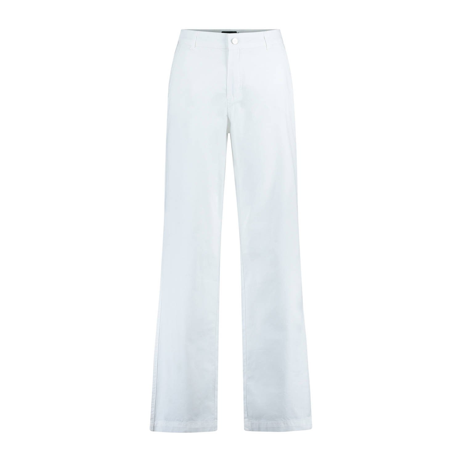 Claudia Sträter high waist wide leg jeans wit