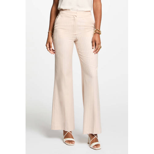 Morgan straight high waist pantalon lichtroze afbeelding