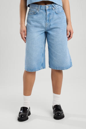 loose fit jeans light blue denim