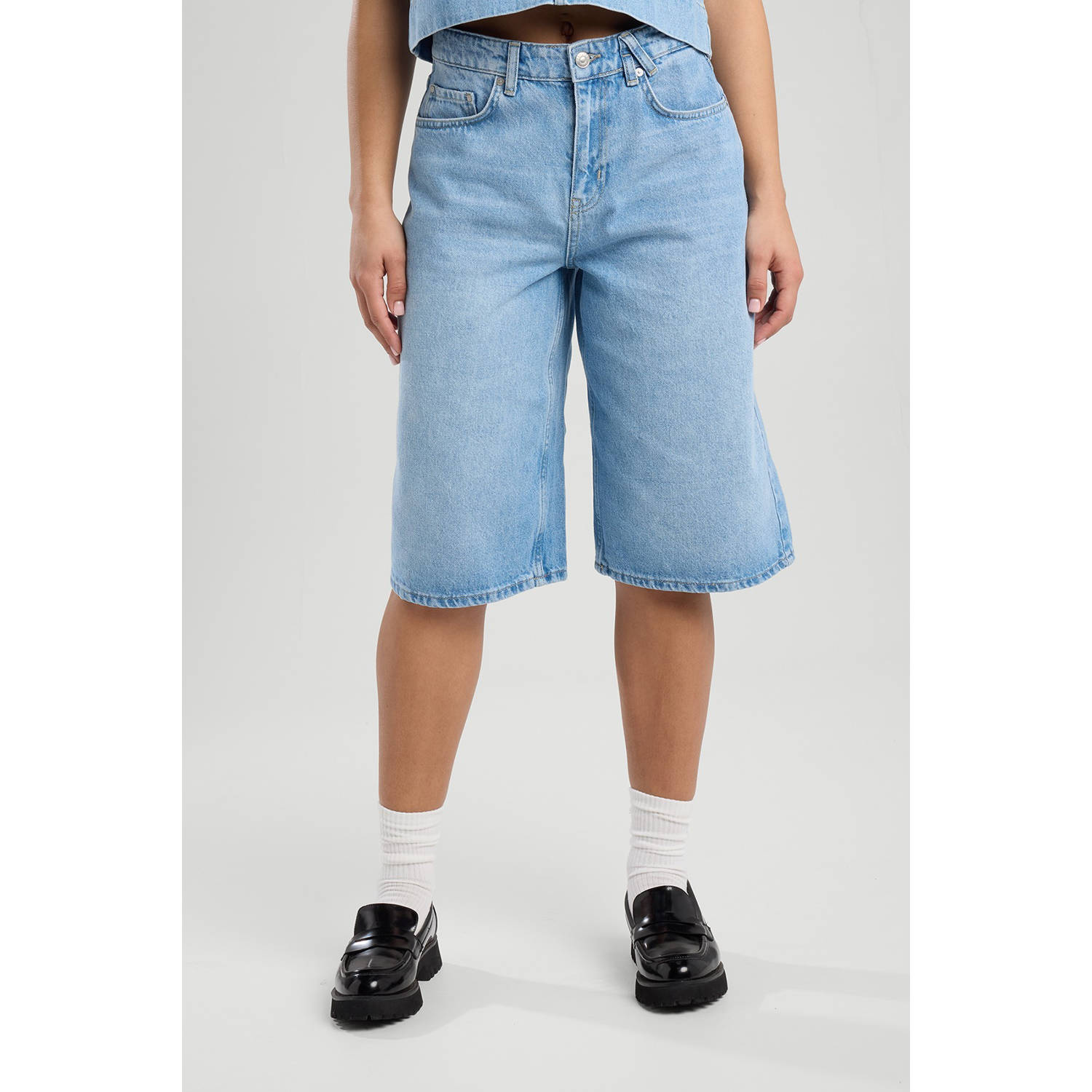 America Today loose fit jeans light blue denim