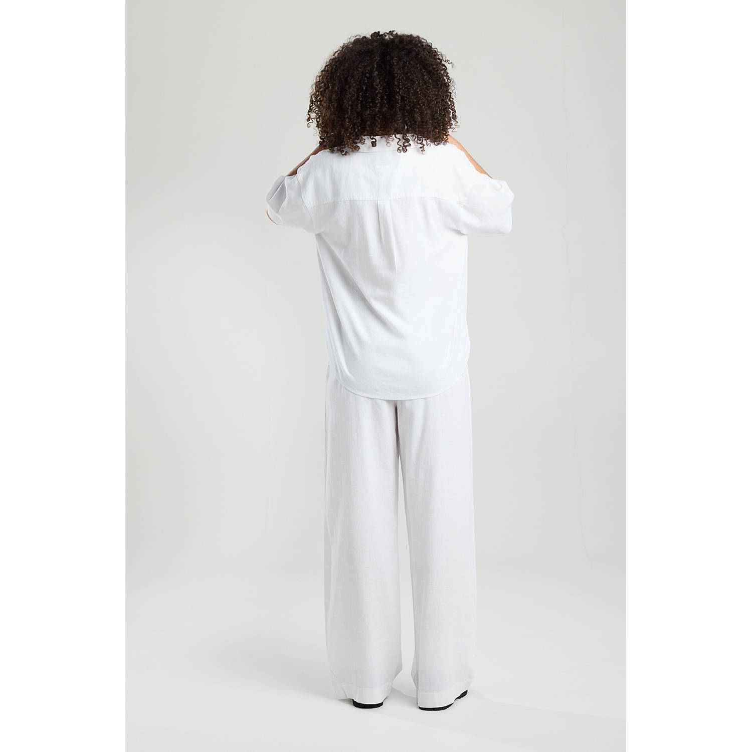 America Today linnen blouse wit