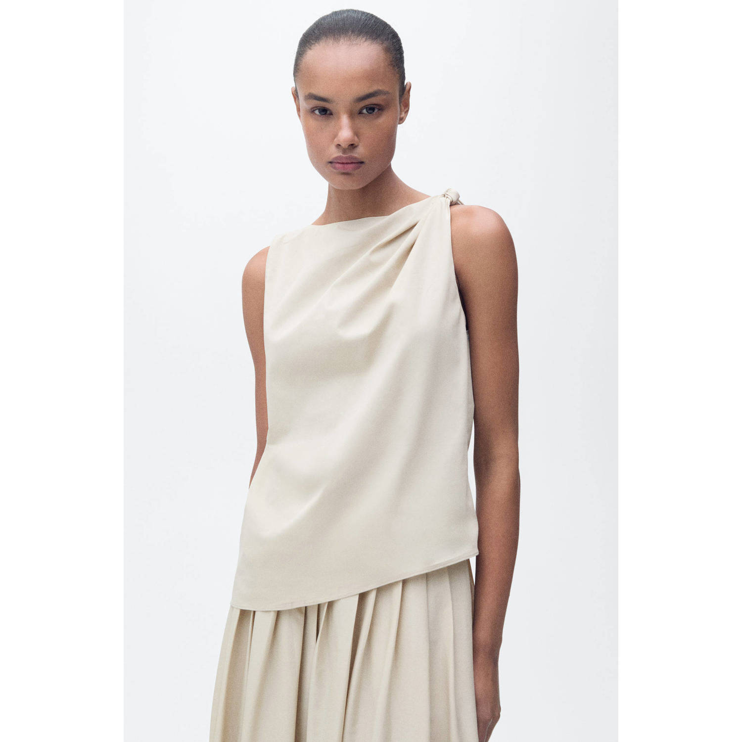 Mango top beige