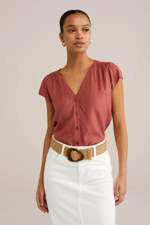 blouse rood