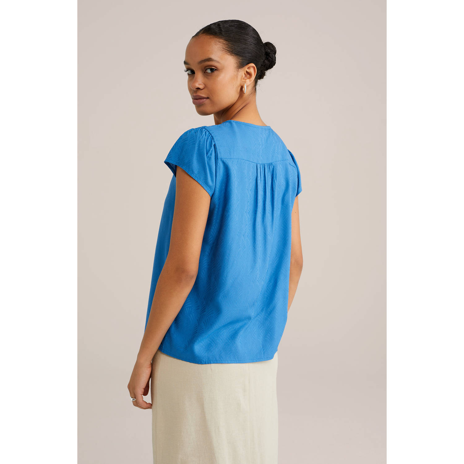 WE Fashion blouse blauw