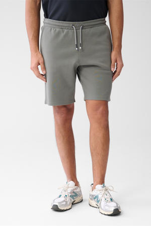regular sweatshort grijsgroen